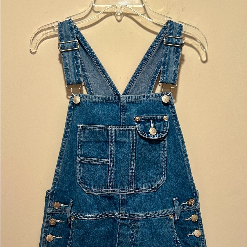 Arizona Blue Denim Overalls. NWT. Size large